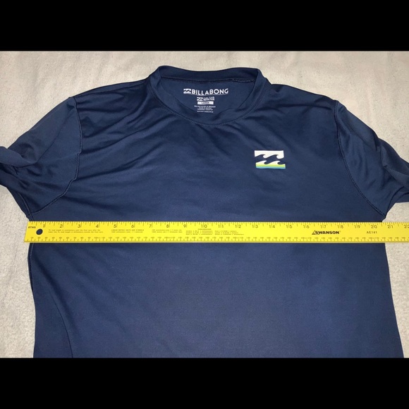 BILLABONG Long Sleeve Rash Guard Used Mesh Loose L - Picture 3 of 6